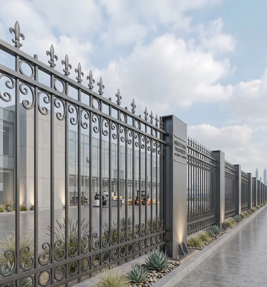 Industrial security fencing and perimeter solutions in UAE